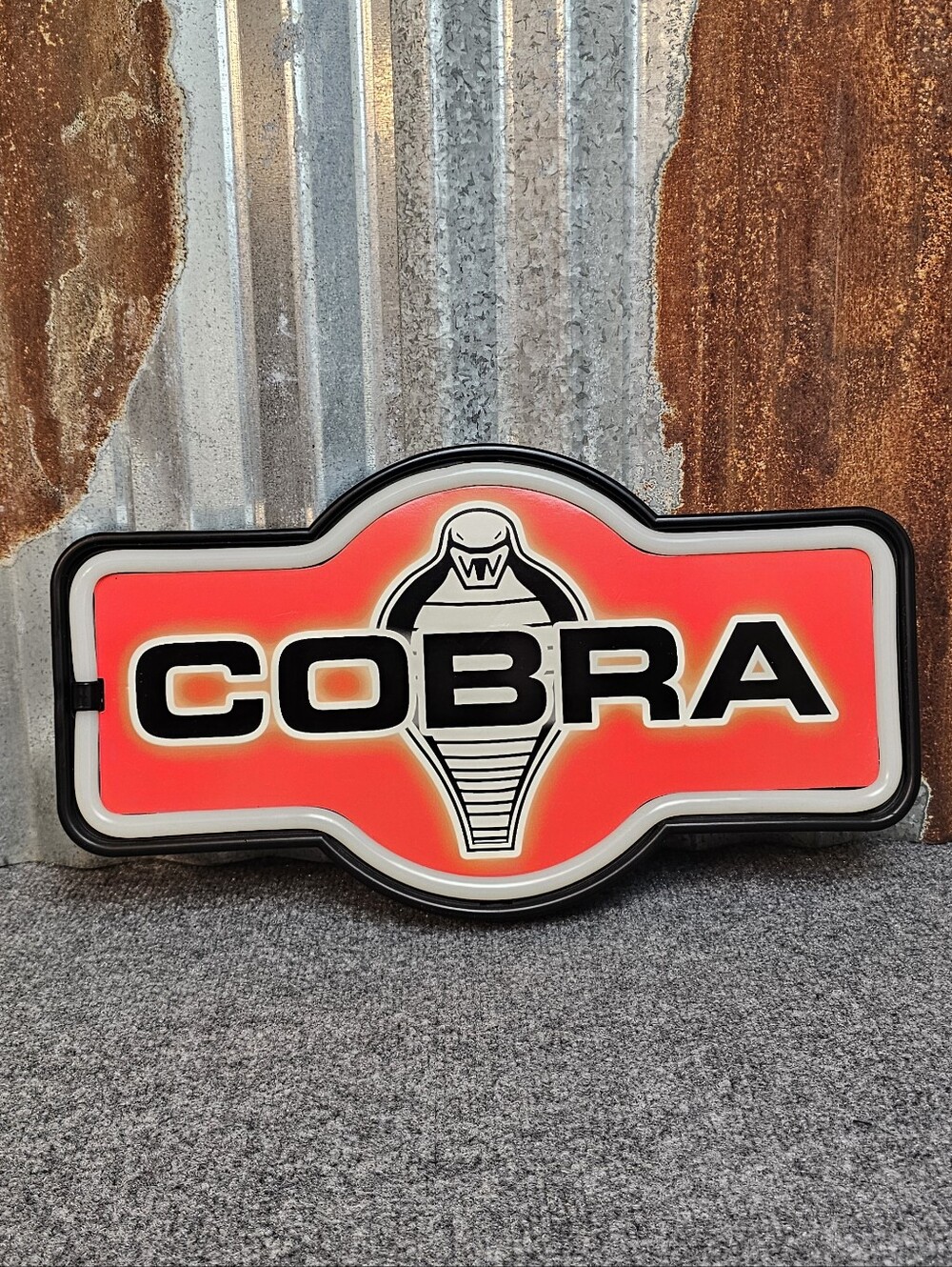 Ford Cobra Marquee Licensed 17x10 Red LED Sign